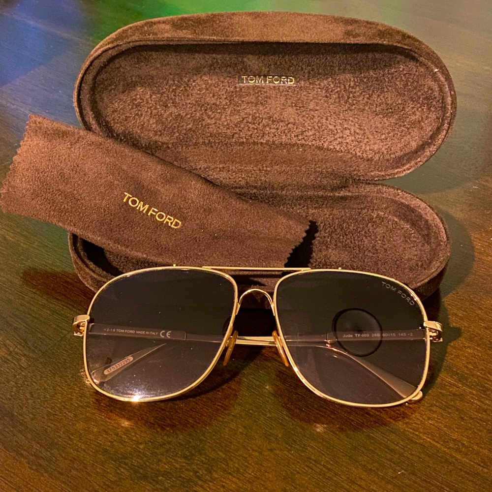 TOM FORD -Jude- Aviator Sunglasses
